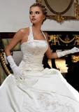 Suknia ślubna BIAŁA SUKNIA ŚLUBNA ROZ.44. PLUS DODATKI OKAZJA!! kolor: biały rozmiar: 44
