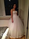 Suknia ślubna Piękna Princeska kolor: biała rozmiar: 36-38
