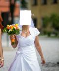 Suknia ślubna Piękna wygodna suknia ślubna  kolor: Bialy rozmiar: 36-38