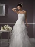 Suknia ślubna ŚLICZNA SUKNIA ŚLUBNA Z USA 2012!!! kolor: biała rozmiar: 36, może być na 38
