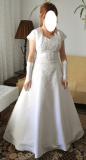 Suknia ślubna Sprzedam suknię ślubną EVA kolor: biały rozmiar: 38