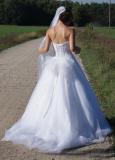 Suknia ślubna Suknia Ślubna dla księżniczki Sincerity 3637 kolor: Biała rozmiar: 36
