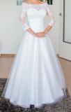 Suknia ślubna Suknia Ślubna Koronkowa kolor: Biały rozmiar: 36