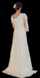 Suknia ślubna suknia ślubna retro lata 20 - 30 kolor: ecru rozmiar: 38