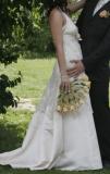 Suknia ślubna suknia ślubna. ślub cywilny/koscielny kolor: capucino rozmiar: 38