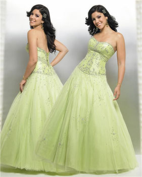 zielona suknia ślubna