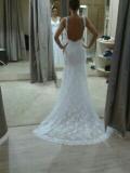 Suknia ślubna Elegancka Koronkowa Suknia Ślubna kolor: biały rozmiar: 38