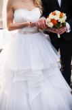 Suknia ślubna Piękna suknia Nowe Miasto Lubawskie  kolor: biały rozmiar: 36