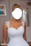Suknia ślubna Piękna suknia ślubna kolor: biały rozmiar: 38