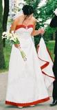 Suknia ślubna Sprzedam piękną suknię ślubną Mori Lee śmietankowo-bordową  kolor: śmietankowo-bordowa rozmiar: 38-40